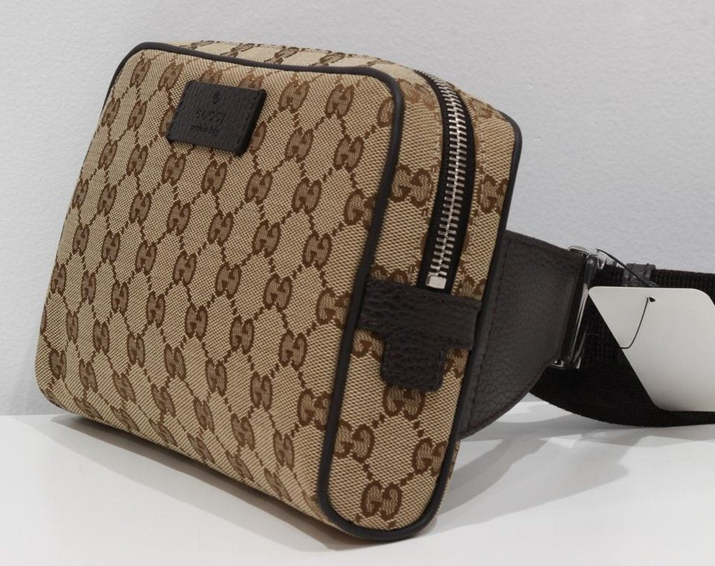 Gucci Men's GG Large Belt Bag - Brown - Belt Bags