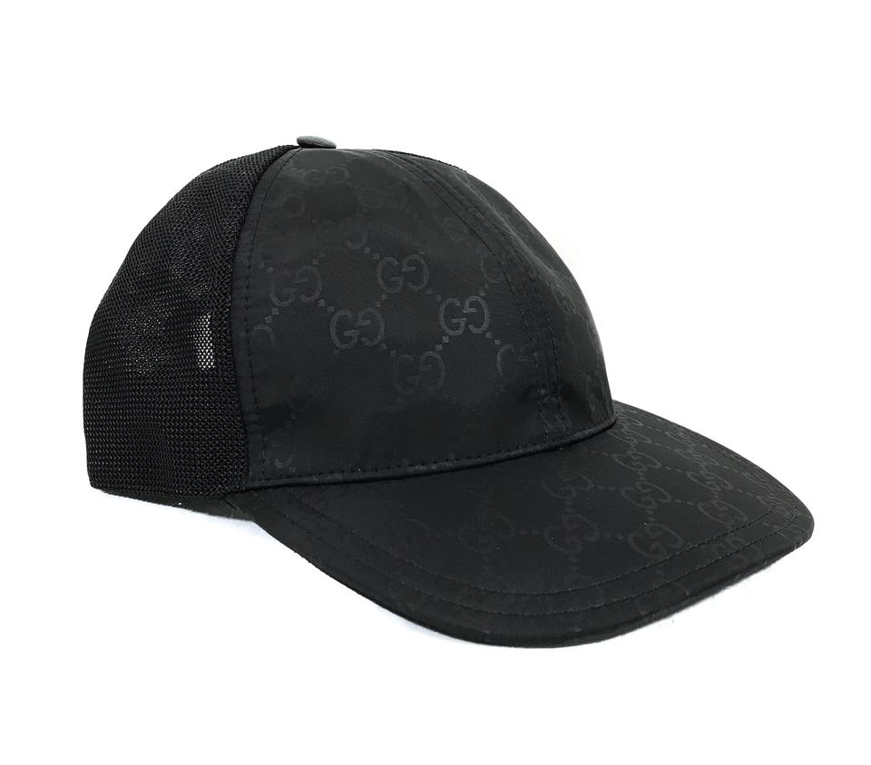 Gucci Black Baseball Cap - 2 For Sale on 1stDibs