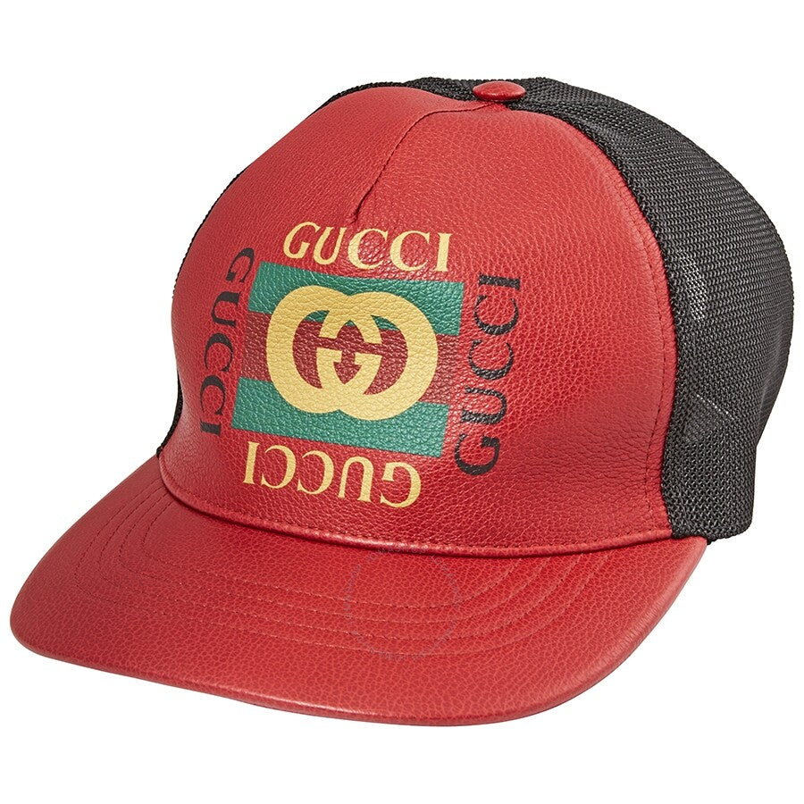 Gucci Unisex Logo Print Leather Baseball Hat – Gavriel.us