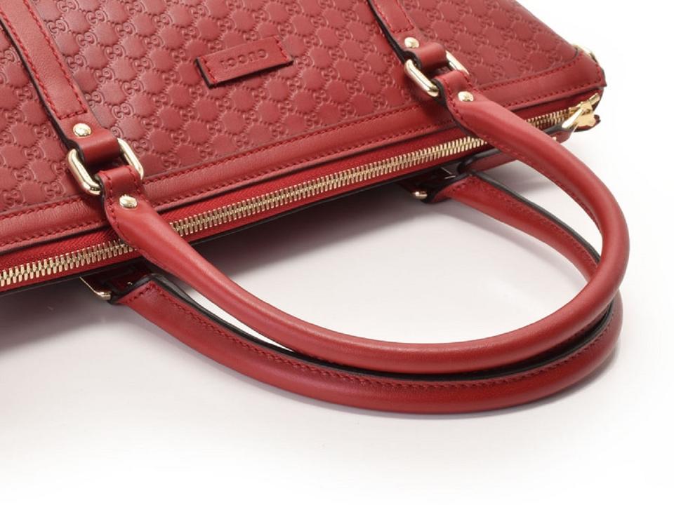 Gucci Red Microguccissima Leather Tablet Case Pony-style calfskin