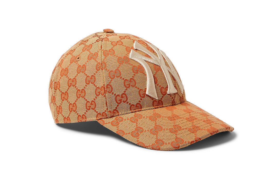 Gucci Monogram GG Baseball Cap With NY Yankees™ Patch In Supreme Canvas –