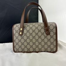 Load image into Gallery viewer, Gucci Horsebit 1955 GG Mini Top Handle Bag in Brown