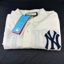 Load image into Gallery viewer, Gucci x MLB NY Yankees Short Sleeved Polo Shirt
