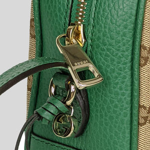 Gucci Canvas Supreme Camera Bag Emerald Green
