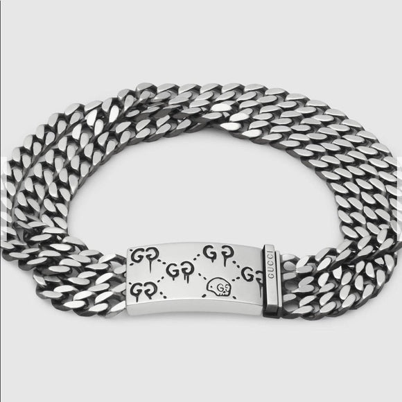 Gucci Ghost Chain Bracelet in Sterling Silver – Gavriel.us