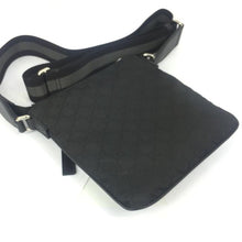 Load image into Gallery viewer, Gucci GG Nylon Canvas Messenger Bag in Black