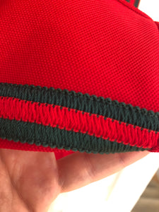 Gucci Green and Red Stripe Track Pants in Red