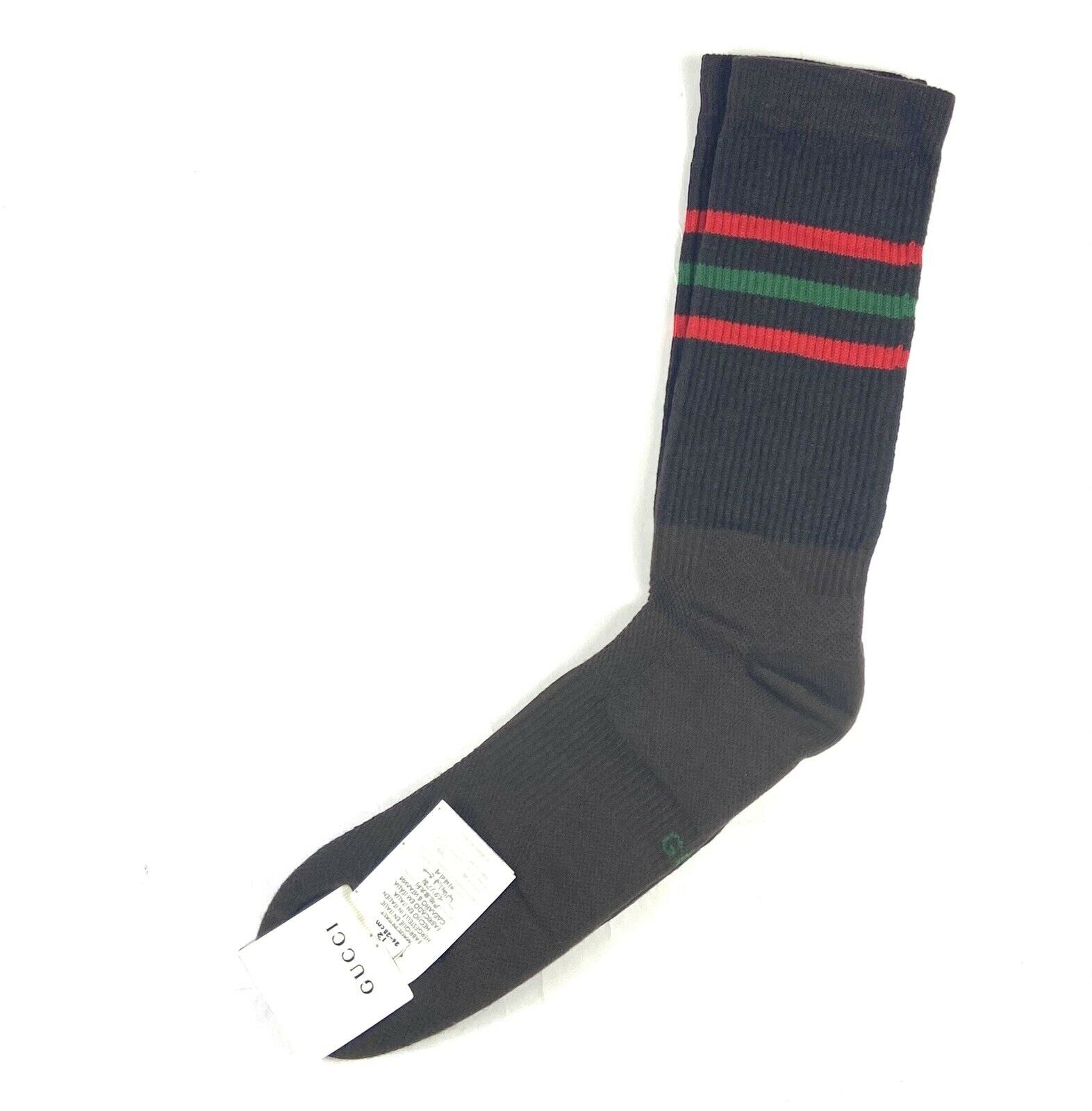 Gucci Black Cotton Socks with Green and Red Web – Gavriel.us