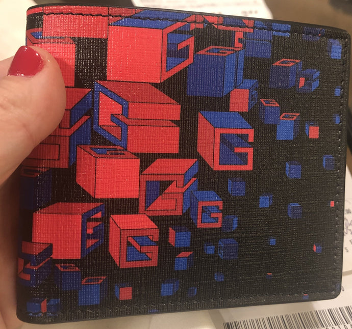 Gucci Square G Space Print Bifold Wallet