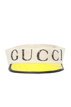 Load image into Gallery viewer, Gucci Yellow Vinyl Visor with Banded Handband