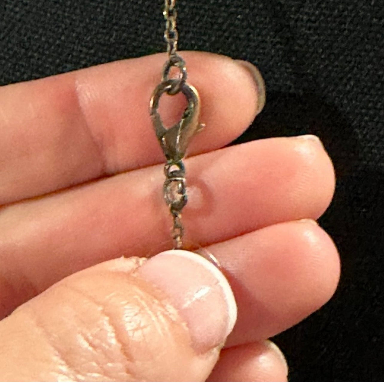 Black Tourmalinated Quartz
Pendant Necklace