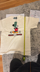 Gucci x Disney Oversized Mickey Mouse Cotton White T-Shirt