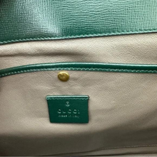 Load image into Gallery viewer, Gucci Medium Sylvie 1969 Shoulder Bag in Green