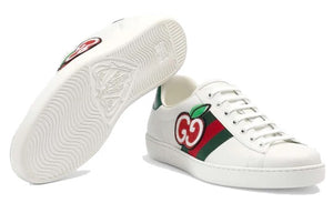 Gucci Ace Sneaker with GG Apple Patch and Signature Web