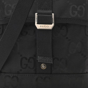 Gucci Off the Grid GG Nylon Messenger Bag in Black