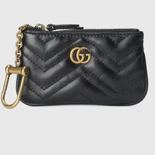 Load image into Gallery viewer, Gucci Marmont Key Case Wallet Black