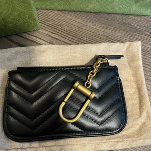 Gucci Marmont Key Case Wallet Black