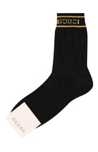Load image into Gallery viewer, Gucci Black Wool Knit Socks