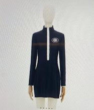 Load image into Gallery viewer, Gucci Logo Zip Dress in Black