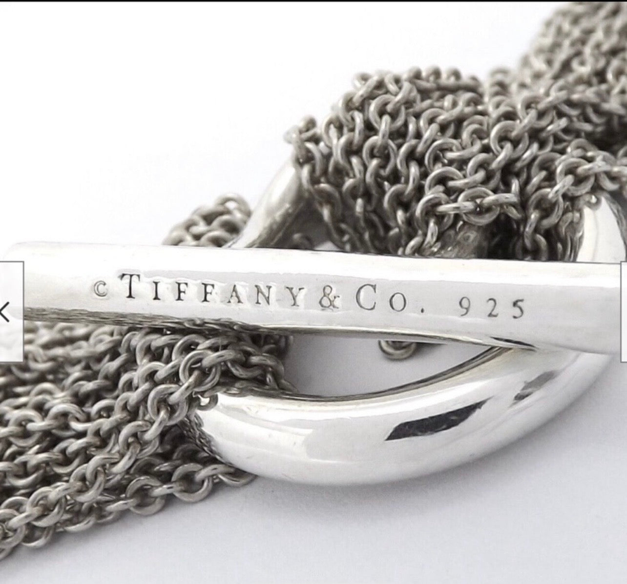 Tiffany & Co Sterling Silver Heart Necklace