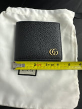 Load image into Gallery viewer, Gucci Marmont Bi-fold Wallet in Black