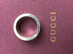 Gucci x Adidas Engraved Silver Ring