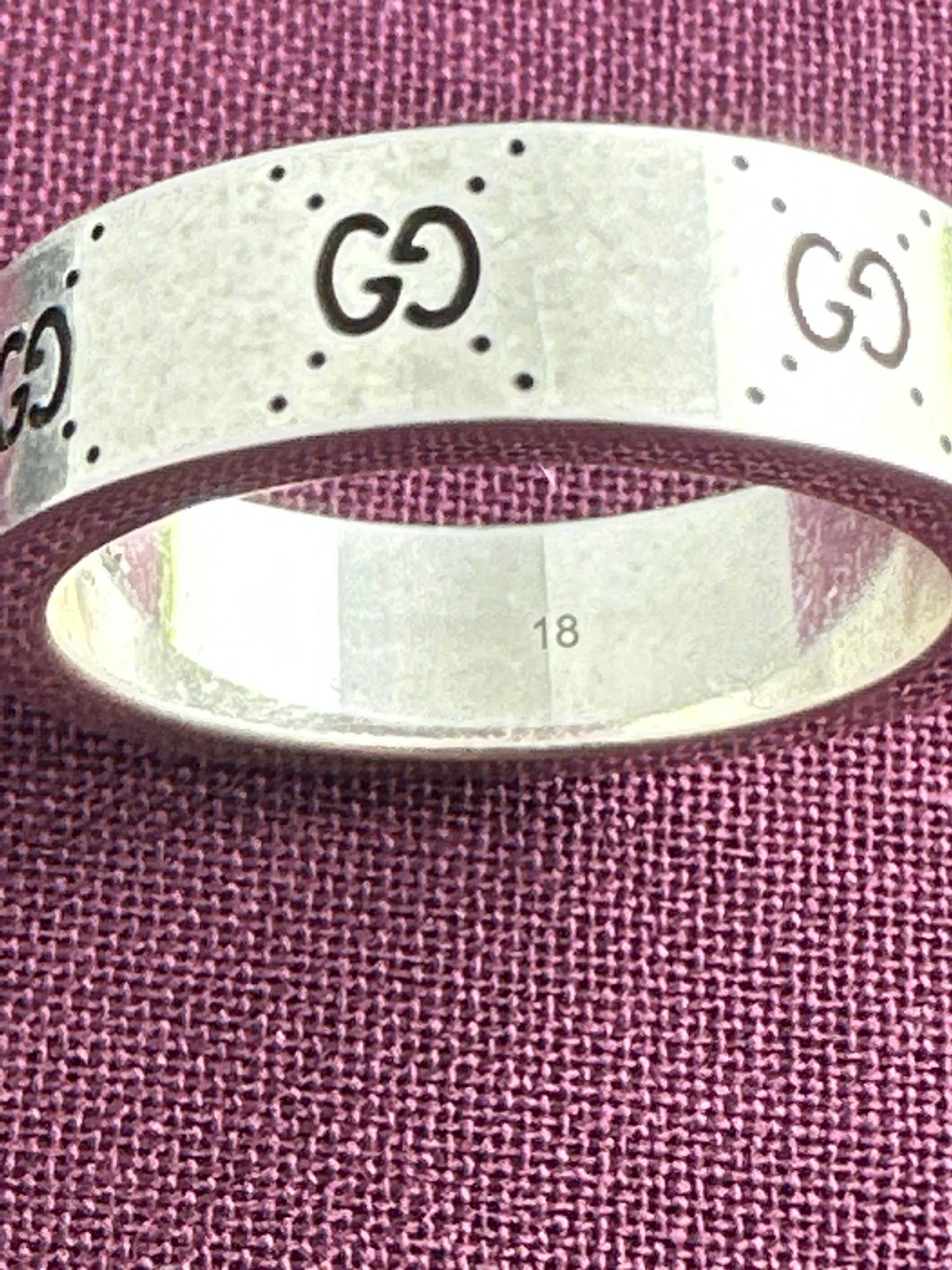 Gucci x Adidas Engraved Silver Ring – Gavriel.us
