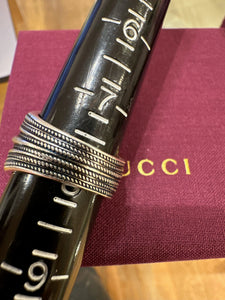 Gucci Interlocking G Engraved Ring