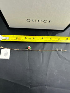 Gucci Interlocking G Cupcake Charm Bracelet