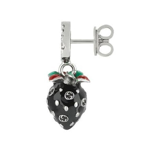 Gucci Earrings with Strawberry and Interlocking G