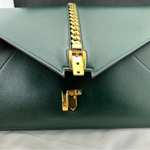 Gucci Medium Sylvie 1969 Shoulder Bag in Green