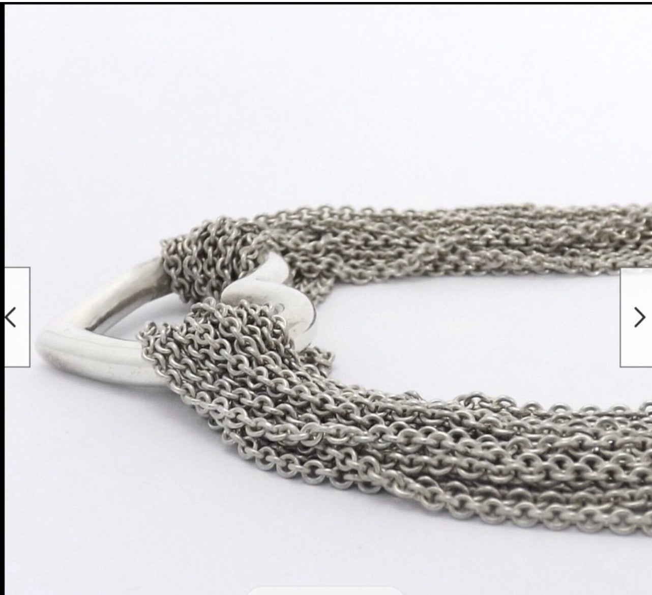 Tiffany & Co Sterling Silver Heart Necklace