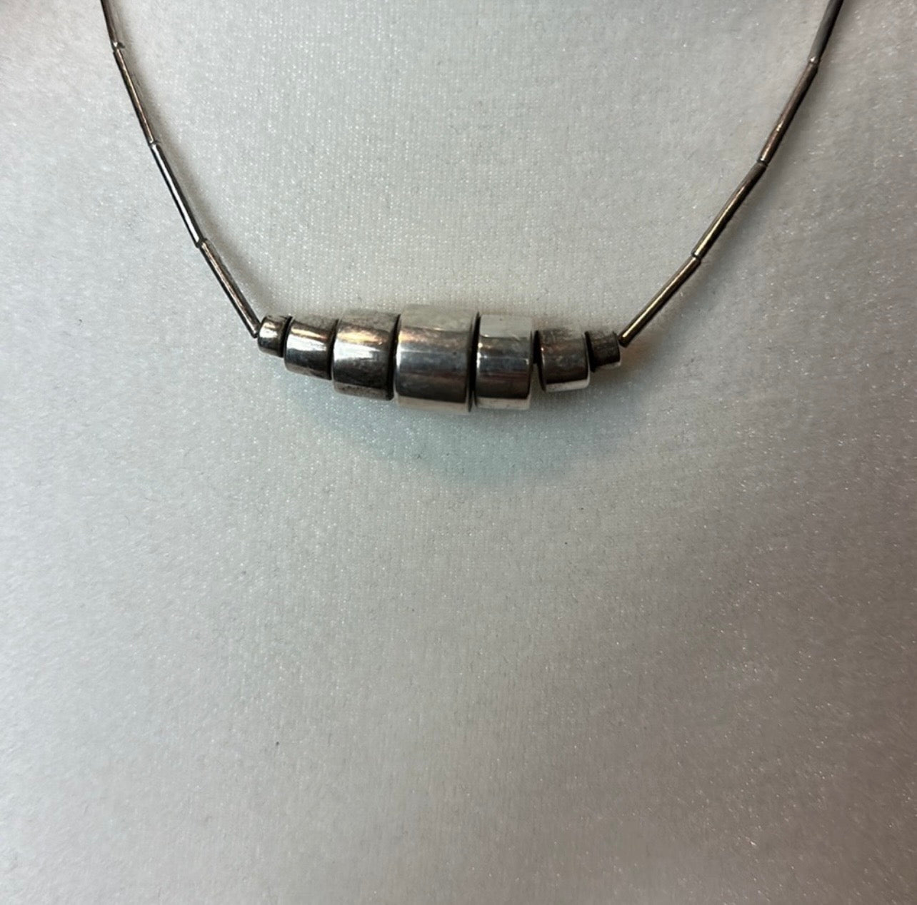 Sterling silver artist piece. One of a kind from Poland each bead is sterling