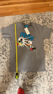 Gucci x Disney Oversized Donald Duck Cotton Gray T-Shirt