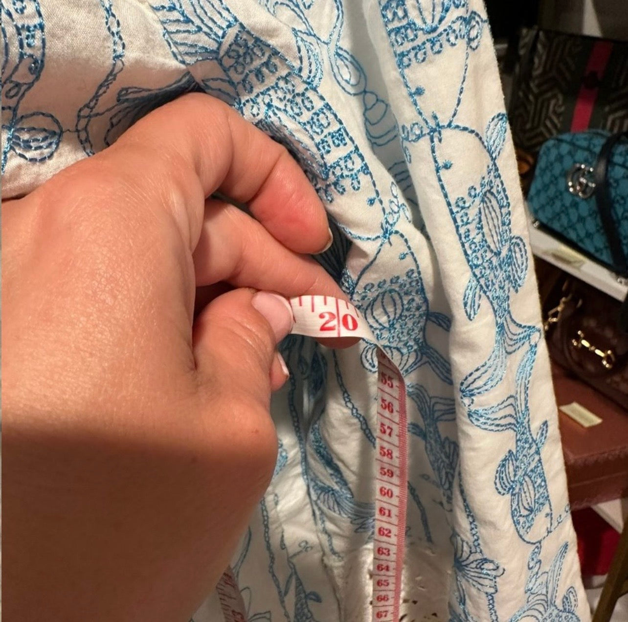 PREOWNED Lily Pulitzer Embroidered Shirt Size L