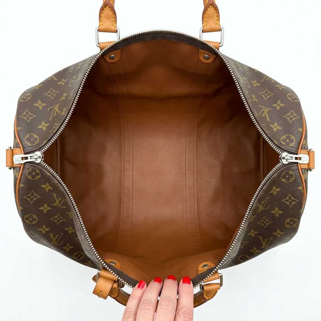 PREOWNED Authentic Louis Vuitton Keepall Bandoulière 50 (with Strap and Dustbag)
