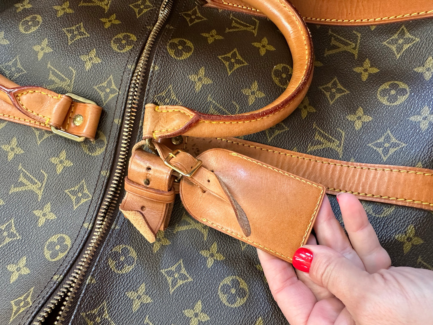 PREOWNED Authentic Louis Vuitton Keepall Bandoulière 50 (with Strap and Dustbag)