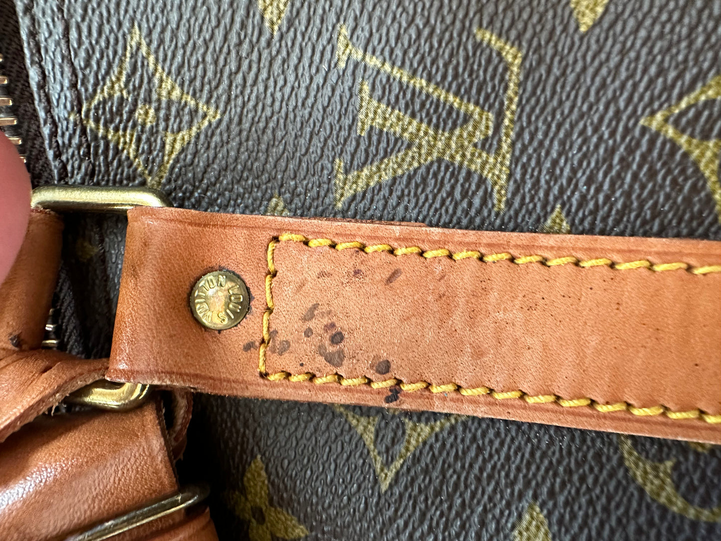 PREOWNED Authentic Louis Vuitton Keepall Bandoulière 50 (with Strap and Dustbag)