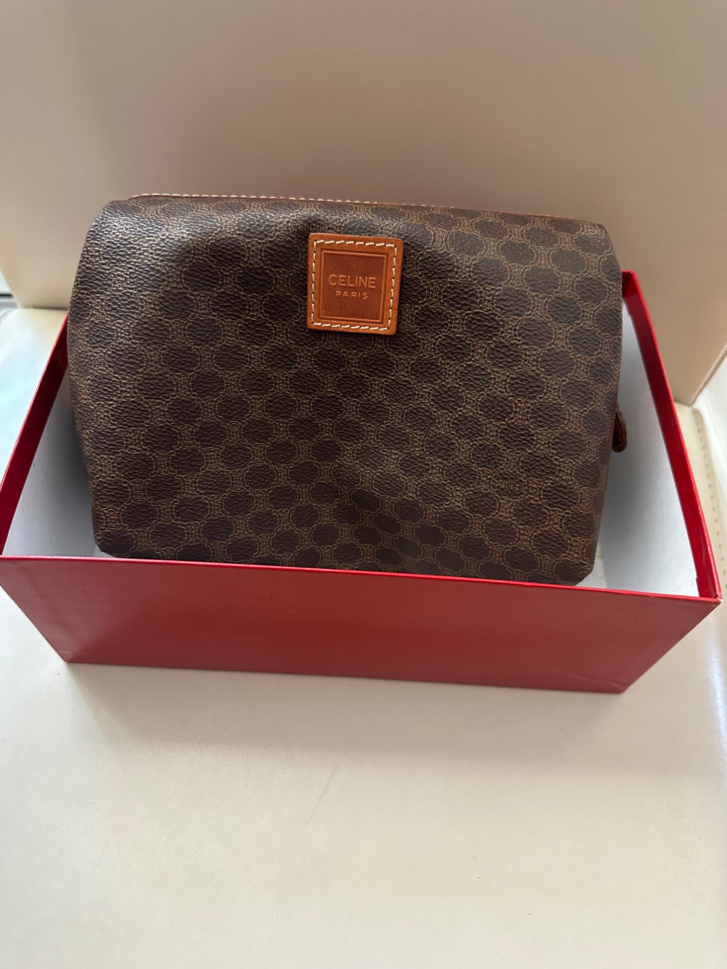 PREOWNED Celine Vintage Cosmetic Case