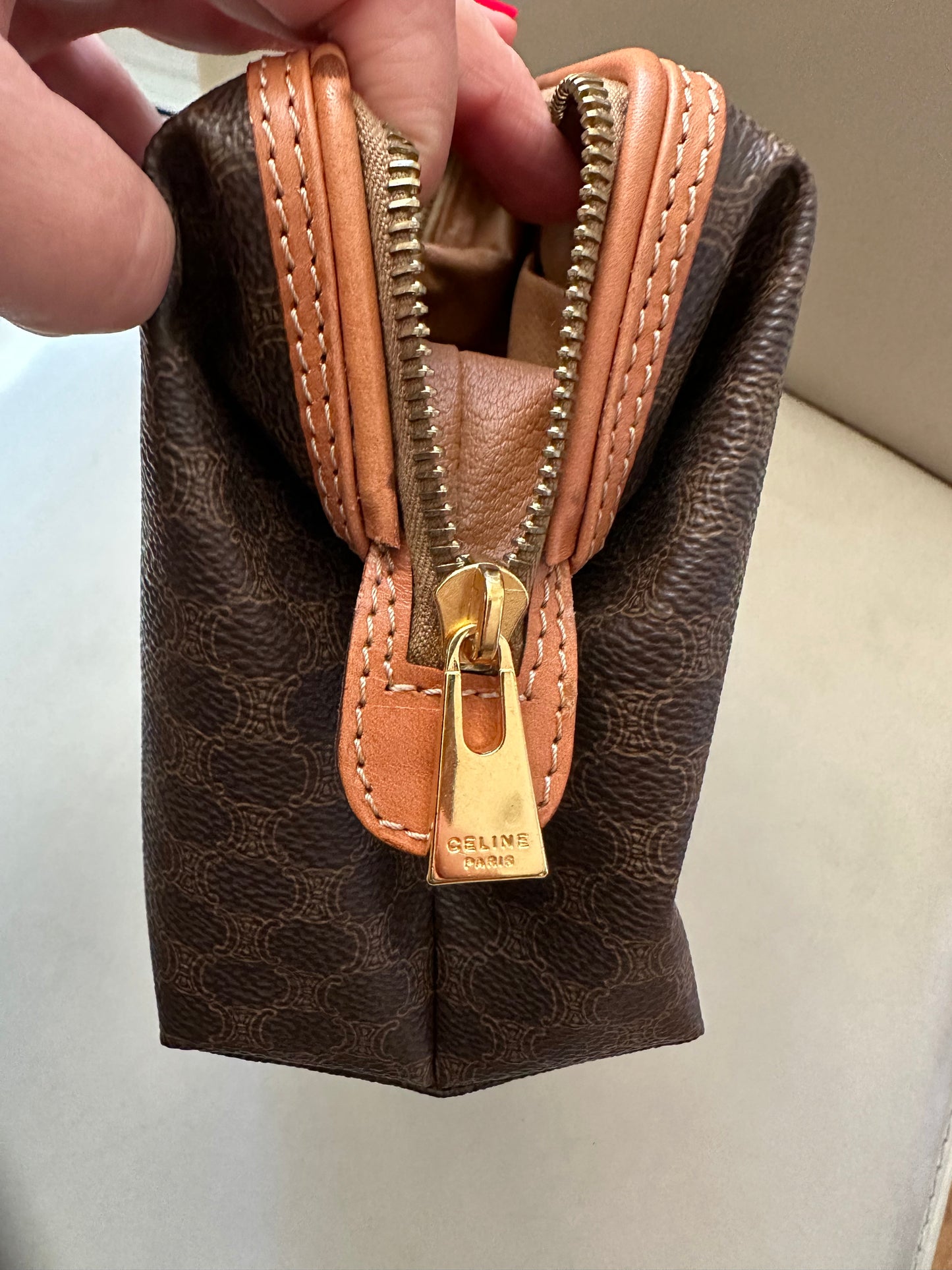 PREOWNED Celine Vintage Cosmetic Case