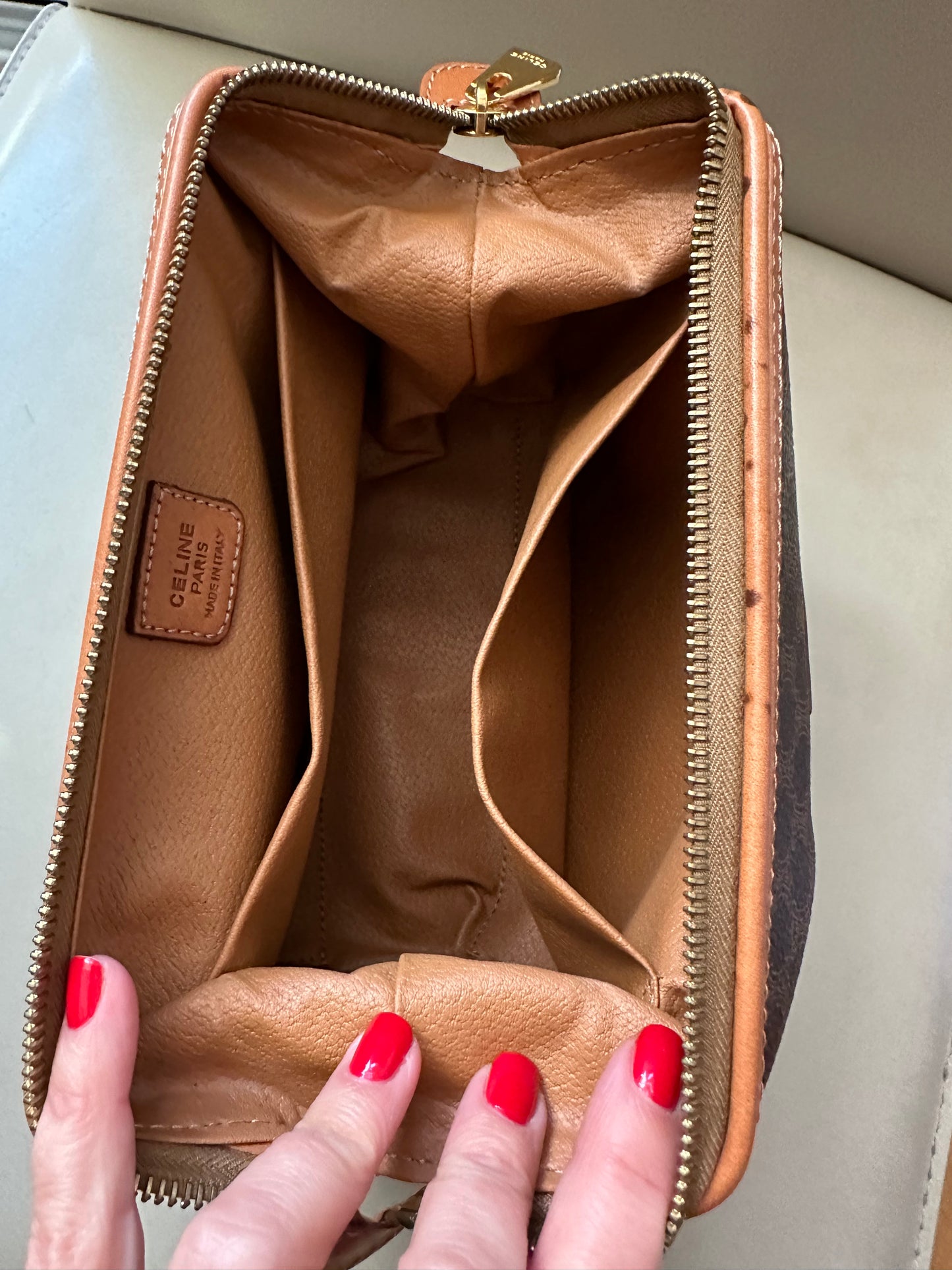 PREOWNED Celine Vintage Cosmetic Case