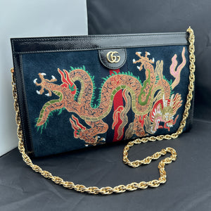 Gucci Ophidia Embroidered Medium Shoulder Bag