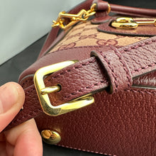 Load image into Gallery viewer, Gucci Horsebit 1955 GG Mini Bag in Burgundy