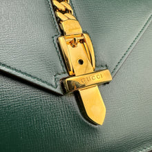 Load image into Gallery viewer, Gucci Medium Sylvie 1969 Shoulder Bag in Green