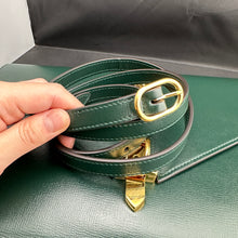 Load image into Gallery viewer, Gucci Medium Sylvie 1969 Shoulder Bag in Green