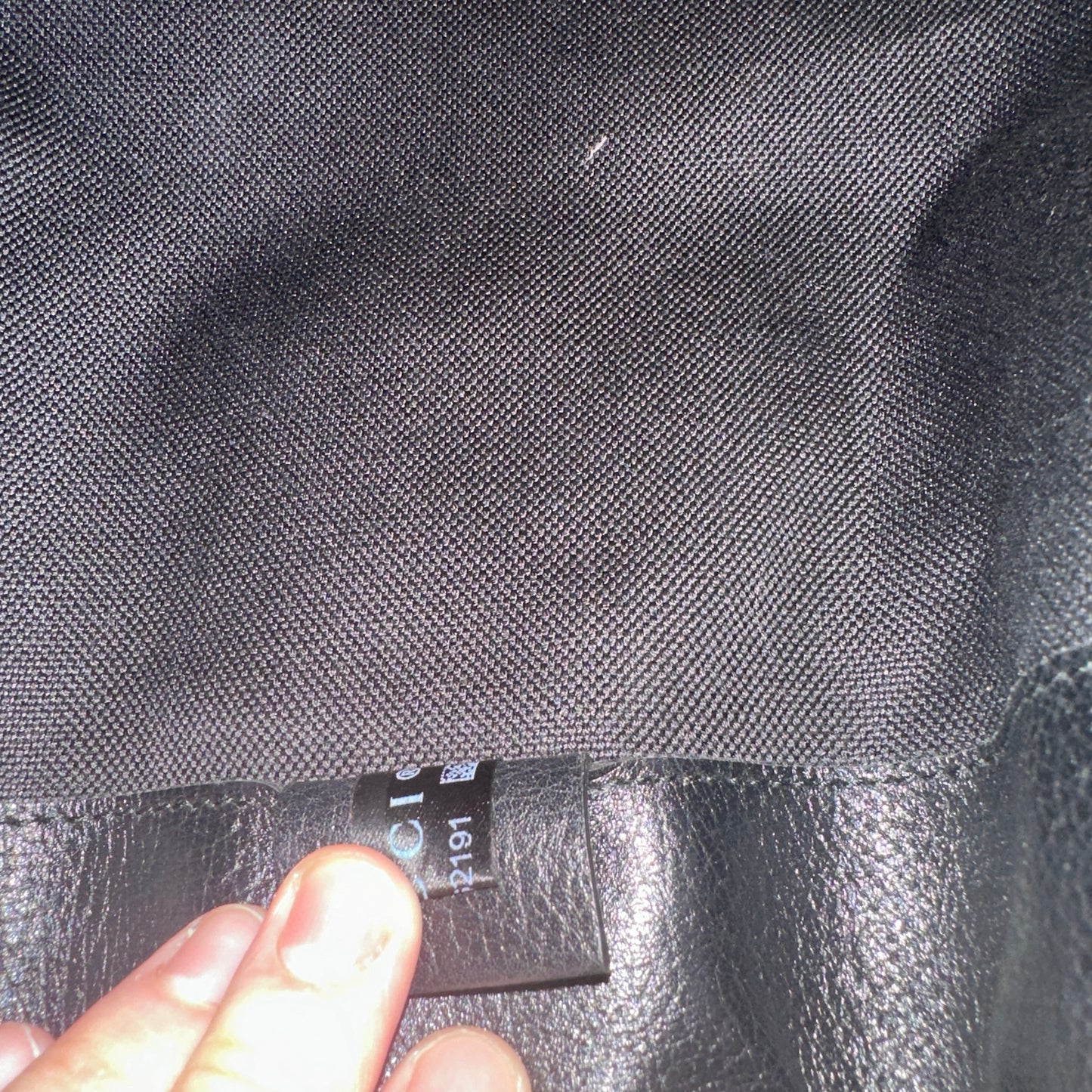 Gucci Supreme Psychedelic Bucket Bag in Black