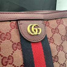 Load image into Gallery viewer, Gucci Ophidia Medium Tote Bag in Burgundy