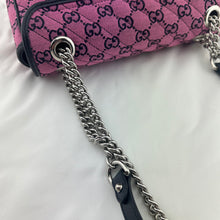 Load image into Gallery viewer, Gucci GG Marmont Shoulder Bag in Pink with Real Authentication Certificate