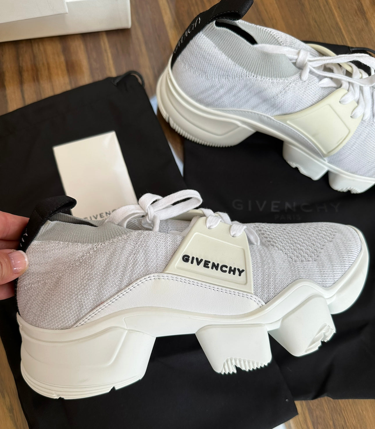 Givenchy Jaw Sock Sneaker in White