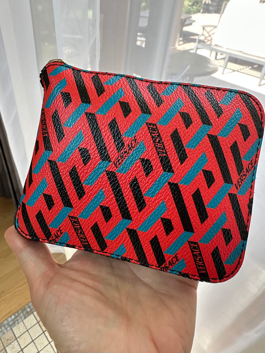 Versace La Greca Printed Nylon Tote Bag